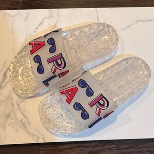 Karl Lagerfeld Clear Slide Sandals - US Size 6 Womens